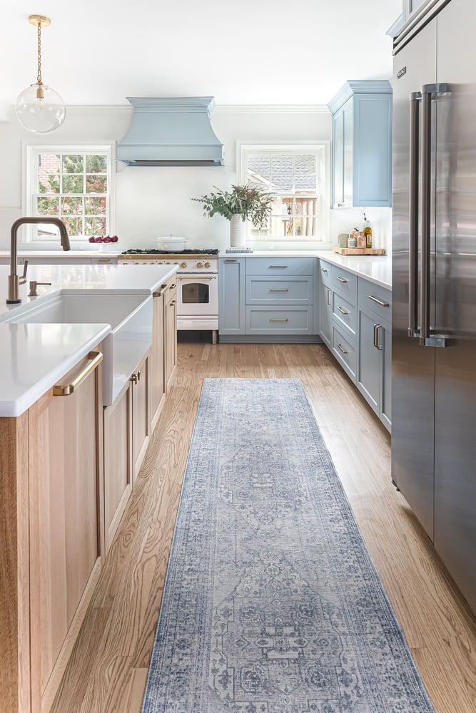 Transitional bright, modern kitchen remodel in Charlotte, NC by Hopedale Builders