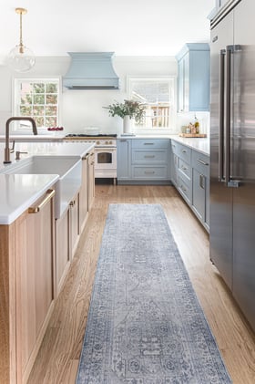 Transitional bright, modern kitchen remodel in Charlotte, NC by Hopedale Builders