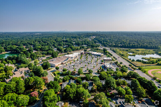 Overhead Shot Of Parks Crossing North Carolina