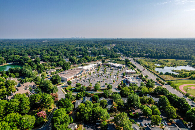 Aerial shot of Parks Crossing, North Carolina