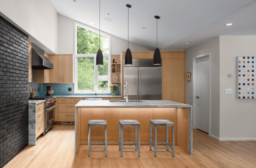 Historic ranch kitchen remodel in Madison Park by Hopedale Builders
