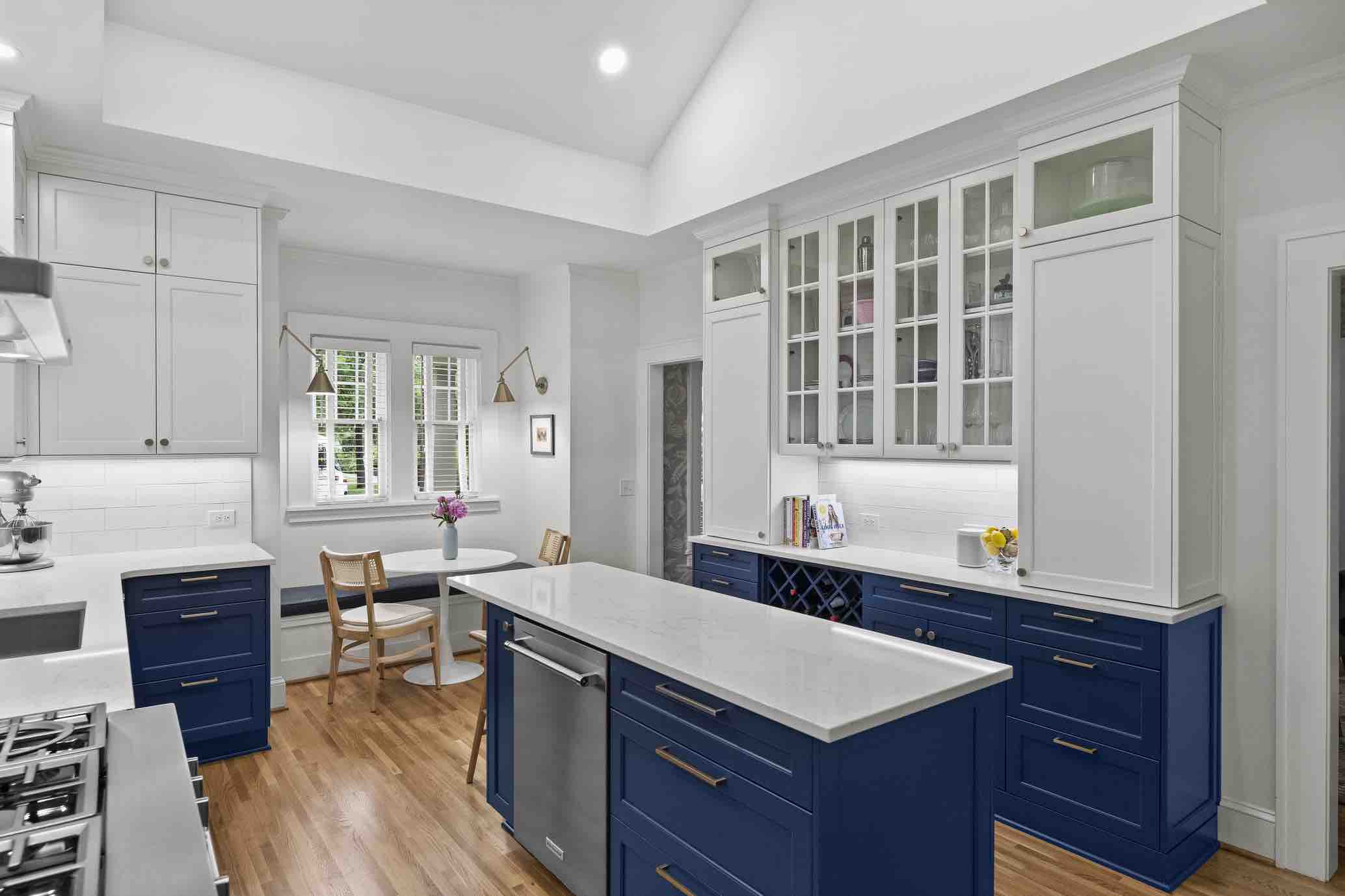 Bright Transitional Modern Kitchen Remodel Kitchen In Charlotte, NC | Hopedale Builders
