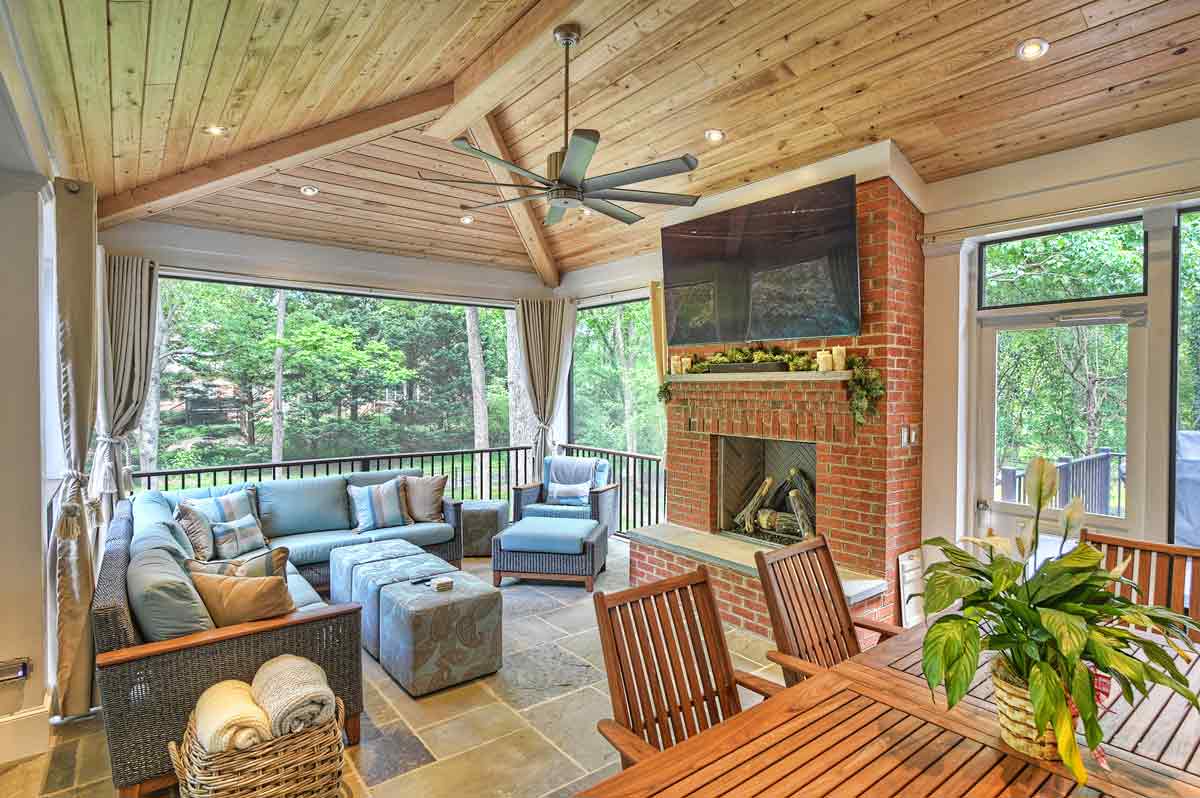 enclosed porch in charlotte north carolina