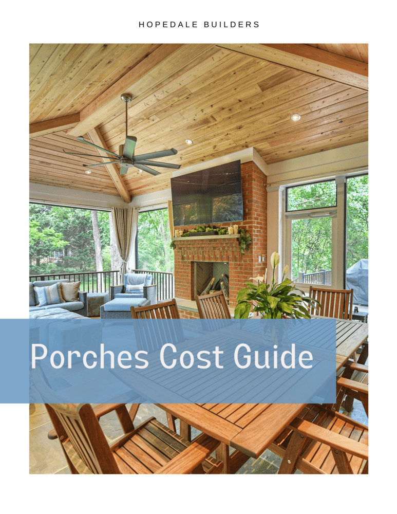 Hopedale Builders - Porches Cost Guide