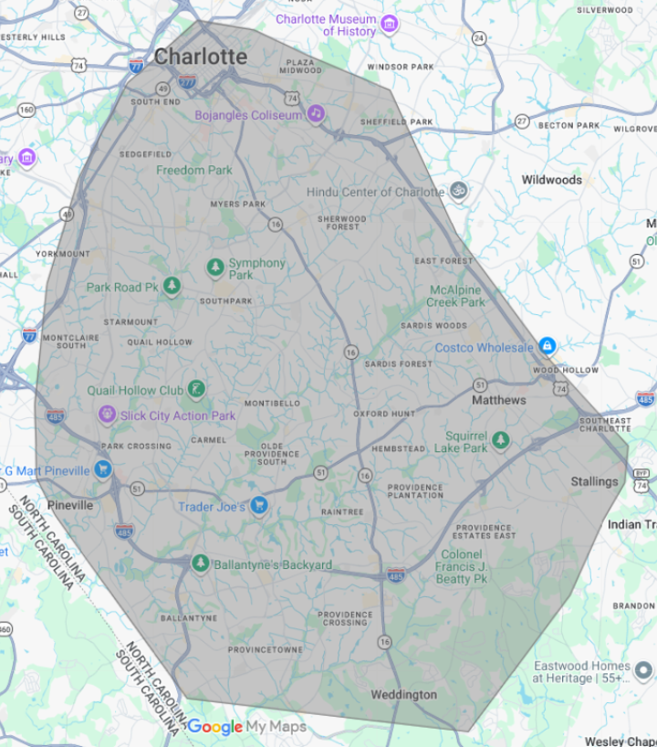 Hopedale Updated Service Area Map 2026